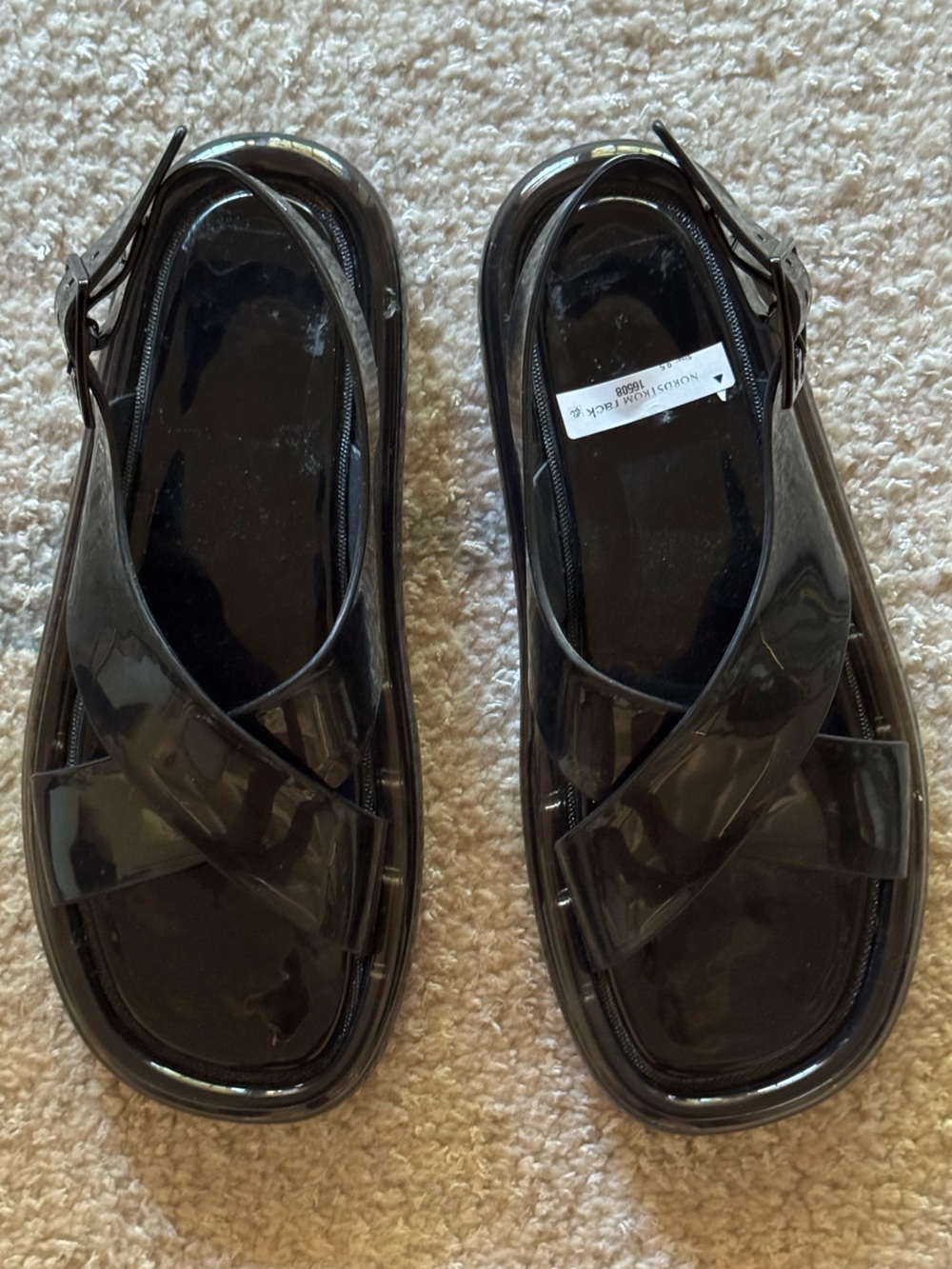 NEW Tory Burch Criss Cross Bubble Jelly Sandal